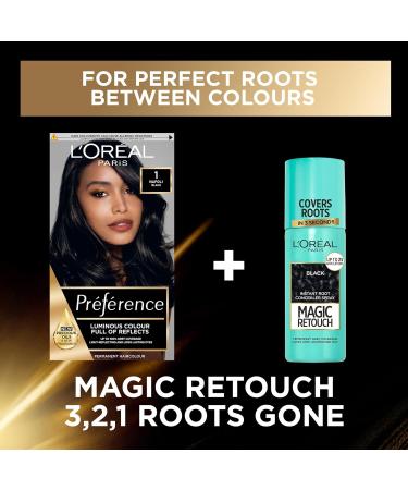 L'Oreal Paris Preference Long-Lasting Hair Dye in Napoli 01 - Permanent Luminous Hair Colour - Buy Online on SooperMarket.com