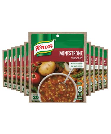 Knorr Minestrone Soup Mix 83 Grams Pack of 12 Minestrone 83 g (Pack of 12)