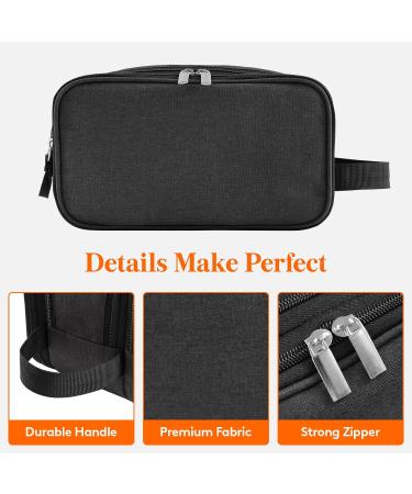 Lifewit Men's Large Travel Toiletry Bag - Water-Resistant Dopp Kit for Full Size Toiletries - Medium Black - Buy Online on SooperMarket.com