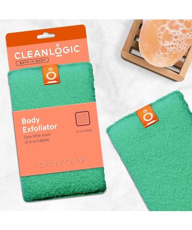 Cleanlogic Exfoliating Body Scrubber - Small Size, Assorted Colors (Pack of 6) - Buy Online on SooperMarket.com