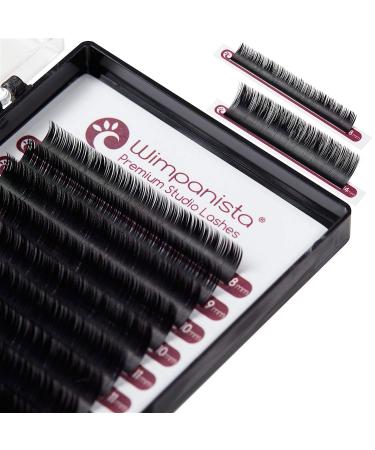 Easy Fan Lashes self-fanning eyelashes D Curl 0.07mm in mix 8-14mm for eyelash extension from Wimpanista