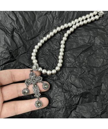 OralGos Palace Style Gothic Necklace - Handmade Crucifix Pendant for Daily Wear | Unique Metal Jewelry - Buy Online on SooperMarket.com