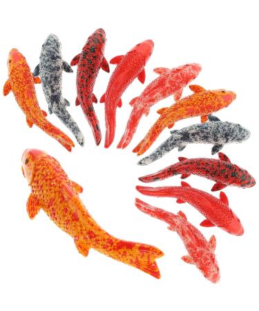 Artificial Floating Fish Decoration Terrarium Landscaping Craft Floating Model Aquarium Fishes 5pcs