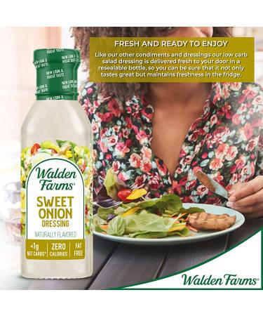 Walden Farms Sweet Onion Dressing â€“ Calorie-Free 12 fl oz | Guilt-Free Flavor! - Buy Online on SooperMarket.com