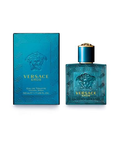 Versace Eros for Men Eau de Toilette Spray 1.7 Ounce 1.7 Fl Oz (Pack of 1)
