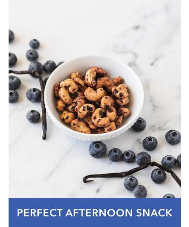 Keto Farms Blueberry Vanilla Cashews - Low Carb Keto Nuts (1 oz, 6 Count) | Roasted Lightly Salted Desserts with Real Fruit | Satisfy Candy Cravings with 0g Added Sugar - Buy Online on SooperMarket.com