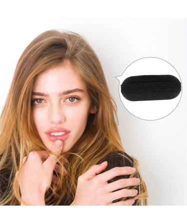11-Piece Women's Sponge Hair Bump Up Inserts & Clips for DIY Hairstyles - Black/Brown - Buy Online on SooperMarket.com