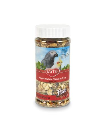 Kaytee Mixed Nuts and Cherries Treat Jar for Pet Birds 8 oz