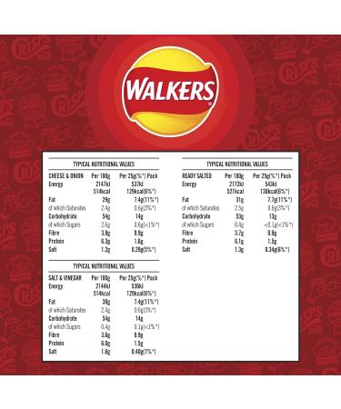 Walkers Crisp Classic Variety 25g (30 Pack) - Buy Online on SooperMarket.com