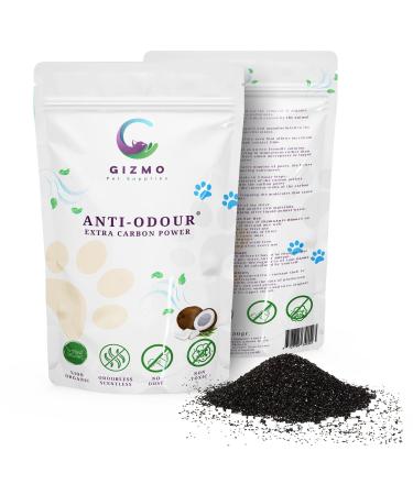 Gizmo Pet Supplies Odour Eliminator Organic and All-Natural Cat Litter Odour Neutralizer Planet-Friendly Cat Litter Deodorizer Non-Scented Cat Litter Freshener Cat Litter Additive for Smell