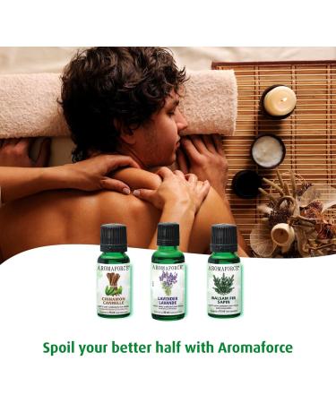 Aromaforce Lavender Essential Oils - 100% Pure Natural and Undiluted - Ideal Essential Oils for Diffusers Sweet Balsamic Flowery Herbaceous Sharp Fragrance - 30 mL - Buy Online on SooperMarket.com