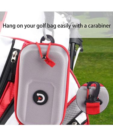 ACHIX Golf Rangefinder Hard Shell Case - Compatible with Bushnell/Callaway/Tectectec - Large Silver Carry Bag with Carabiner Belt Clip - Universal Laser Range Finder Case for Most Brands - Buy Online on SooperMarket.com