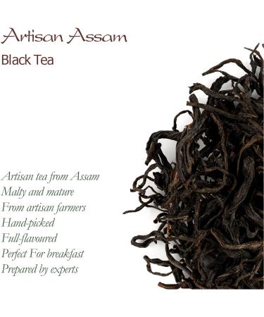 Assam Black Tea from India - Artisan Big Leaf Golden Quality - 100g - Buy Online on SooperMarket.com