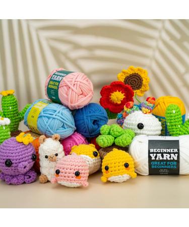 Lavender Bliss Crochet and Knitting Yarn Set - 3x50g Cotton-Nylon Blend, Worsted Weight, Beginner-Friendly Yarn for Easy Stitching - 3 PACK - Buy Online on SooperMarket.com