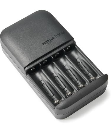 Amazon Basics NiMh Rechargeable Batteries & Charger Set - 4 AA & 4 AAA 8 Count | International Shipping Available - Buy Online on SooperMarket.com