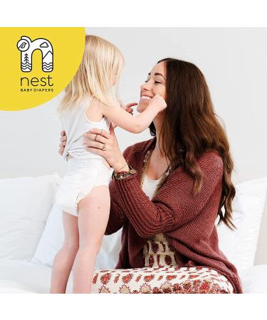 Nest Baby Diapers Size 4 (120 Count) | Premium Plant-Based Diapers for Sensitive Skin | Fragrance-Free | 23-30 lbs - Buy Online on SooperMarket.com