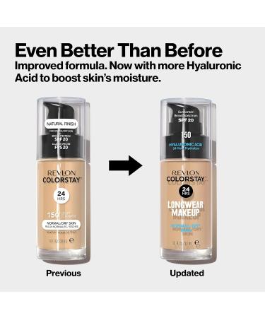 Revlon ColorStay Makeup Foundation 30ml - Nude | Normal/Dry Skin - Buy Online on SooperMarket.com