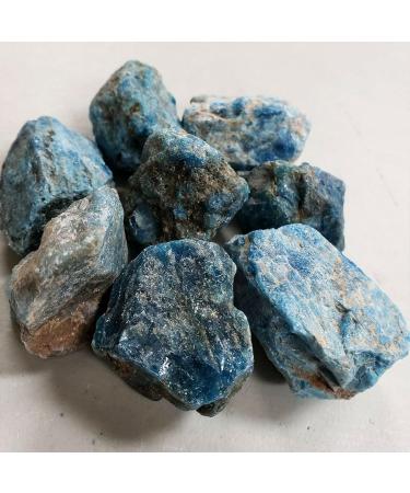 Blue Apatite Stones - Bulk Wholesale Crystal Stones - Raw Crystals Bulk 100g Stone Collection (Size : 100g) - Buy Online on SooperMarket.com