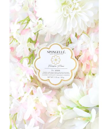 Buy Spongelle Soap Sponge - Daisy Collection | Infused Body Wash Sponge - Freesia Pear 1.75oz - Best Shower Soap for Luxurious Skin - Buy Online on SooperMarket.com