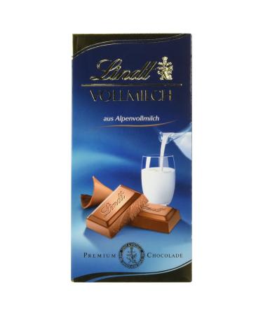 Lindt whole milk chocolate bar finest alpine whole milk chocolate gluten-free 100g