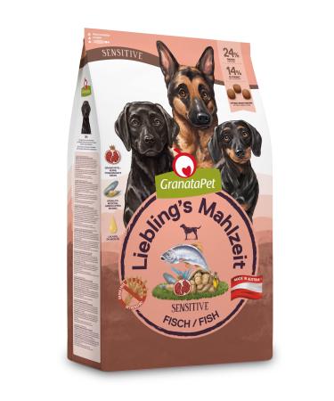 Granapet Liebling's meal Fish sensitive 1.8 kg dry food for dogs dog food without grain & without sugar additives single feed fish sensitive 1.8 kg (1 Pack)
