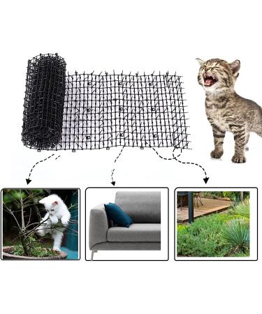 13ft Cat Scat Mat with Spikes 2 Pack - Anti-Cat Deterrent Prickle Strip for Cats - Buy Online on SooperMarket.com