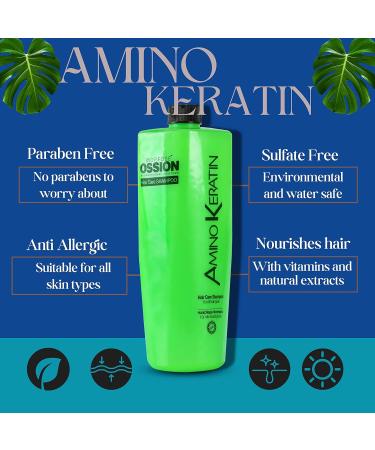 Morfose Amino Keratin Shampoo 800ml | Restore Shine & Volume | Protect & Reduce Hair Fall | For Dull Dry & Damaged Hair - International Shipping Available - Buy Online on SooperMarket.com