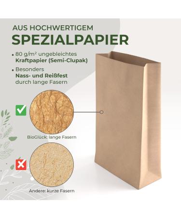 BioGl ck Organic Waste Bags - 60L & 80L - 25 Pack | Extra Wet & Tear-Resistant Biotonne Bags - Eco-Friendly & International Shipping - Buy Online on SooperMarket.com