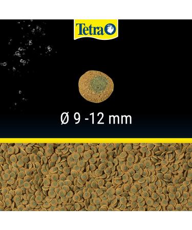 Tetra Pleco Veggie Wafers - Mineral-Rich Fish Feed for Herbivorous Soil Fish - 250 ml Can (105 g) - Improves Vitality - Buy Online on SooperMarket.com