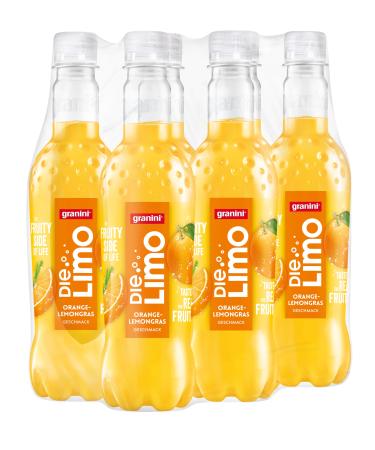 The soda of granini orange lemongras (6x 500ml) of course refreshing with taste made of real fruits without sweeteners and preservatives vegan