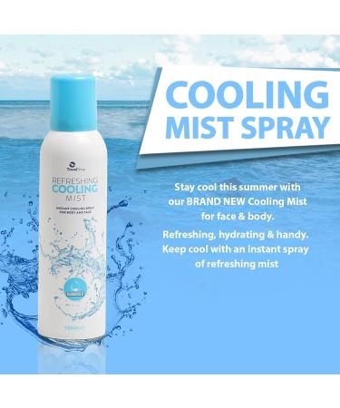 Katsy Style Travel Shop Refreshing Cooling Mist 150ml x2 - Vitamin E Quick Cooling & Refreshing for All Skin Types - Buy Online on SooperMarket.com