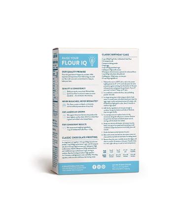 King Arthur Unbleached Cake Flour - 2 Pounds | Non-GMO & Preservative-Free - Buy Online on SooperMarket.com
