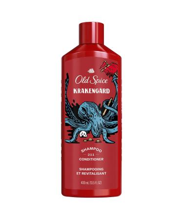 Old Spice Krakengard 2 in 1 Shampoo and Conditioner for Men 13.5 OZ (Package May Vary)