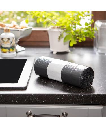 Buy Strong 60L Drawstring Garbage Bags - Extra Wide Black 68x73 cm | Bulk Options Available (50 to 2000 Bags) - Buy Online on SooperMarket.com