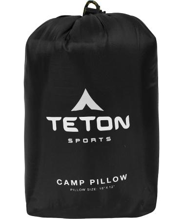 TETON Sports Camp Pillow - Travel, Camping, Backpacking - Washable, Black - Buy Online on SooperMarket.com