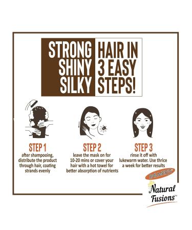 Palmer's Natural Fusions Chia Seed & Argan Oil Hair Mask - Deep Repair & Hydration - 9.5 Ounce - Buy Online on SooperMarket.com
