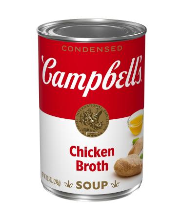 Campbell's Condensed Chicken Broth, 10.5 Ounce Can Chicken Broth 10.5 Ounce (Pack of 1)