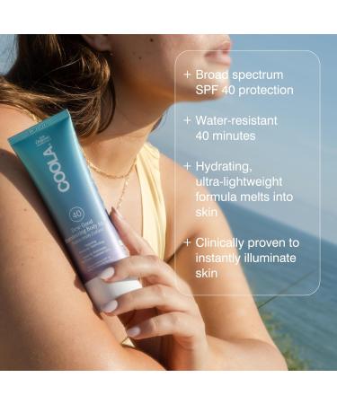 COOLA Organic Dew Good Illuminating Probiotic Serum SPF 30 | Natural Sunscreen with BlueScreen Technology for Glowing Skin - Buy Online on SooperMarket.com