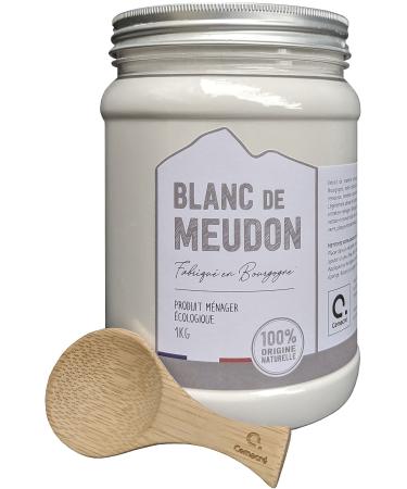 Blanc de Meudon 1 kg Made in Burgundy Fine Cleaning and Ecological Powder + Spoon