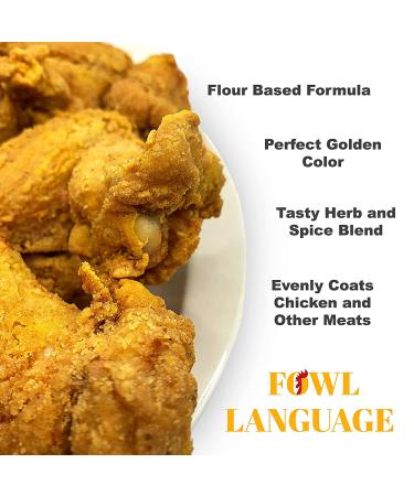 Golden Supreme Fried Chicken Batter Flour and Seasoning Mix - Fowl Language - Buy Online on SooperMarket.com