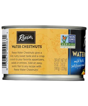 REESE Sliced Water Chestnuts 8 OZ - Buy Online Now for Fresh Crunchiness! - Buy Online on SooperMarket.com