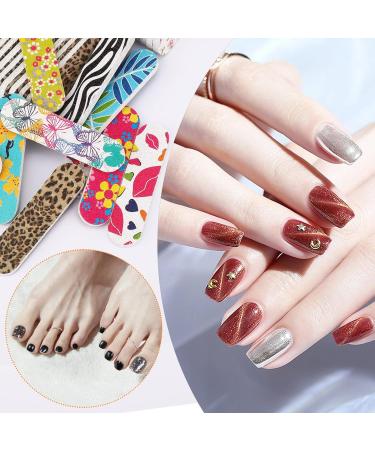 JSRQT Mini Nail Files Bulk Double Sided 100 Mini Nail Files for Natural Acrylic Fake Nails Emery Boards for Nails Nail Filer Professional Nail File Buffer Set Nails Accessories 150 Grit(10 Colors) - Buy Online on SooperMarket.com