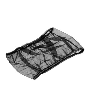 PATICIL 42.5x10.6 Adjustable bird cage cover universal bird cage feather feder feather soft airy rock protection stitch network for parrot black black 1