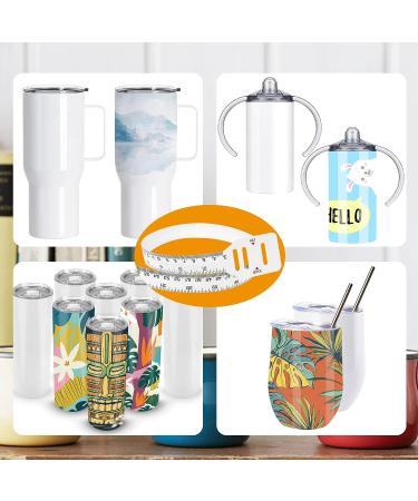 Sublimation Blanks Products Width Measurer - Accurate Measurement for Cups, Mugs, Glass, Cans, and Bottles | Heat Press DIY Crafts - Buy Online on SooperMarket.com