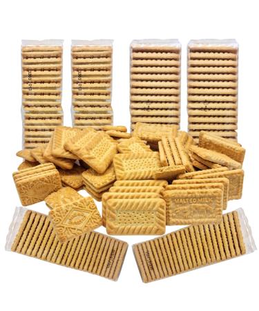 Assorted Luxury Biscuits (1.1kg) - Custard Creams Malted Milk Shortcake Biscuits | Mixed Biscuits Cream Biscuits Pantry | Biscuits Bulk For Hamper Tin Coffee Tea Biscuits Box | Biscuit Multipack