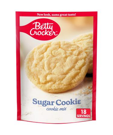 Betty Crocker Sugar Cookies, Cookie Baking Mix, 17.5 oz (Pack of 12)