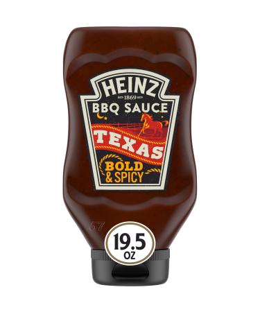 Heinz 100% Natural Texas Style Bold & Spicy BBQ Sauce 552g Bottle