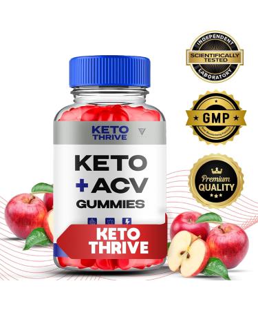 Keto Thrive Keto ACV Gummies KetoThrive Canada Apple Cider Vinegar Advanced Strength Daily Multivitamin Support Supplement Compl ment multivitamin quotidien avanc ACV de Keto Thrive (60 Gummies) - Buy Online on SooperMarket.com