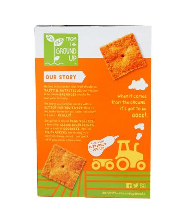 Parmesan Butternut Squash Crackers - 4 oz | From the Ground Up - Buy Online on SooperMarket.com