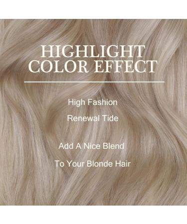 Buy Laavoo Clip-In Real Hair Extensions - Double Golden Blond Highlights - 105g 7pcs #16/24 - Smooth & Natural Look - Buy Online on SooperMarket.com